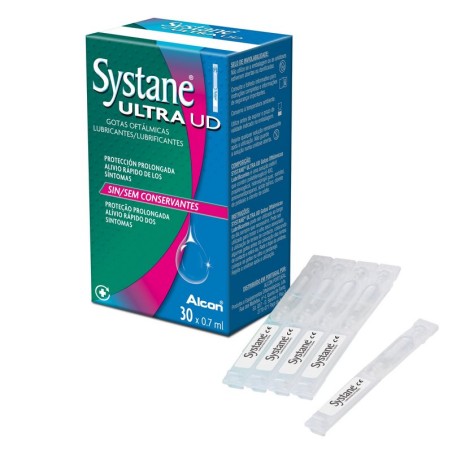 Systane Ultra UD Monodosis (30 Unidades x 0,7 ml) Alcon Gotas Oftálmicas Lubricantes Systane Ultra UD Monodosis (30 Unidades x 0,7 ml) Alcon Gotas Oftálmicas Lubricantes